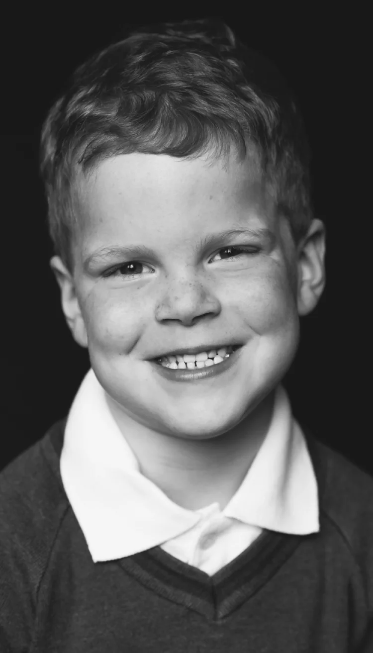 A smiling early years student