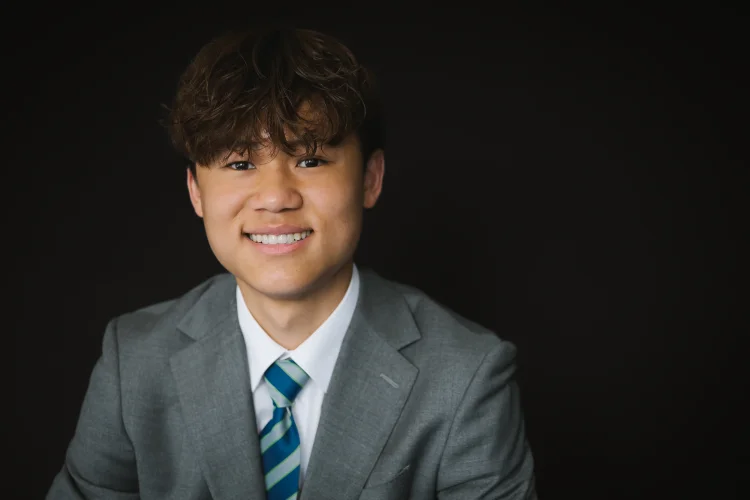 Smiling Sixth Form Student